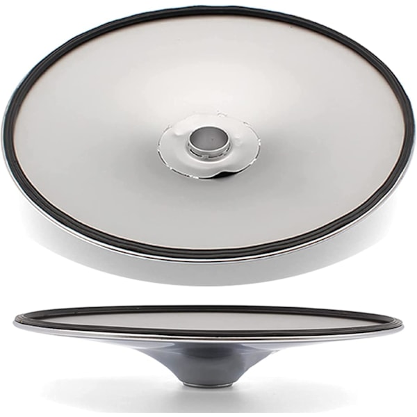 2X Diameter 17.72\" Gulvbeskytter for barstol, Gulvbeskyttelsesring, Gummipute for barstoler med rund base, Kanttrimmer, Stille Gummi (C)