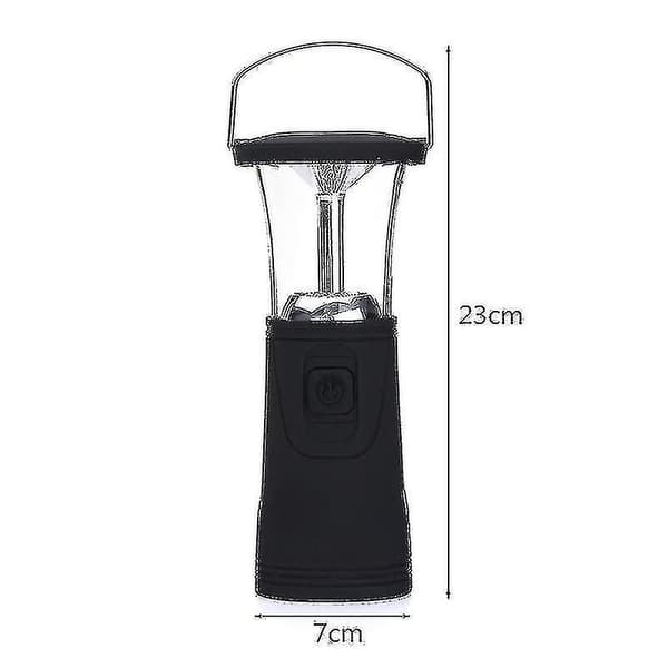 Håndsvinget Solcellelampe Multifunktionel Nødlampe LED Udendørs Campinglanterne [D][C]
