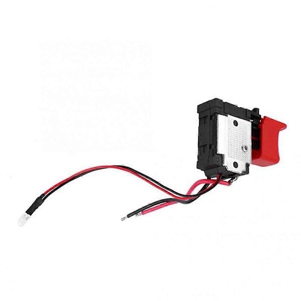 Svart Justerbar CW/CCW Elektrisk Borrmaskin Avtryckare Strömbrytare 7.2V-24V DC Strömbrytare I6(FCC)