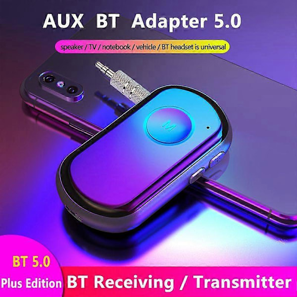 AirFly Pro | Trådløs Sender/Modtager med Lyddeling til op til 2 AirPods/Trådløse Hovedtelefoner til Enhver Lydport til brug i Fly, Både o