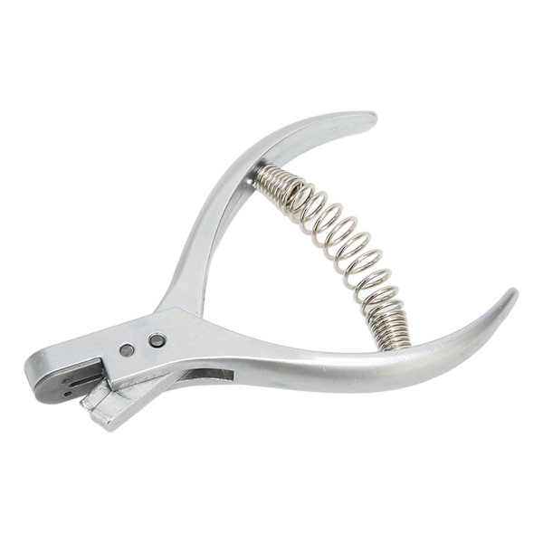 Läderhålslagare Bärbar Läderklockarmband Plaggsample Papper U-typ Stansklipptång [C]