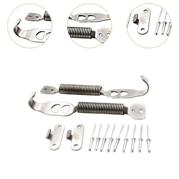 Generisk Bil Bagagelucka Fjäderkrok Aluminiumlegering Lås Fjäderfäste Praktisk (C)