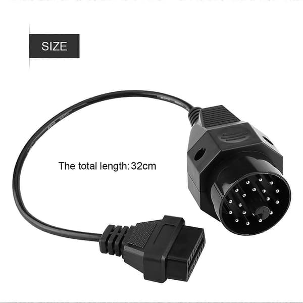 20-pinners til 16-pinners OBD2-adapterkoblingsskannerkabel for E36 E38 E39 E46 E53 X5 Z3