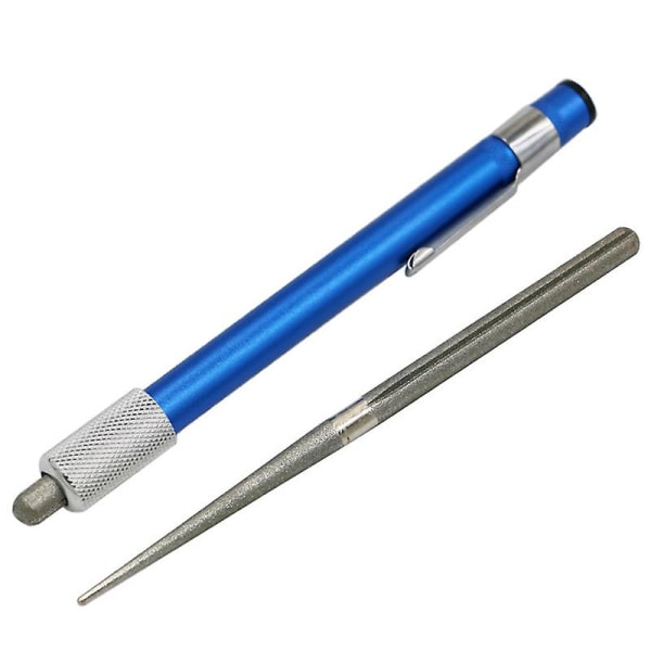 Diamond Retractable Sharpener Multifunktion Dubbelhövdad Portable Pen Knives Sharpener