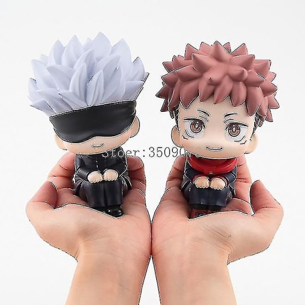 Jujutsu Kaisen Anime Figur Gojo Satoru Itadori Yuji Look Up Action Figur Jujutsu Kaisen Fushiguro Megumi Figurine Doll Present no box D