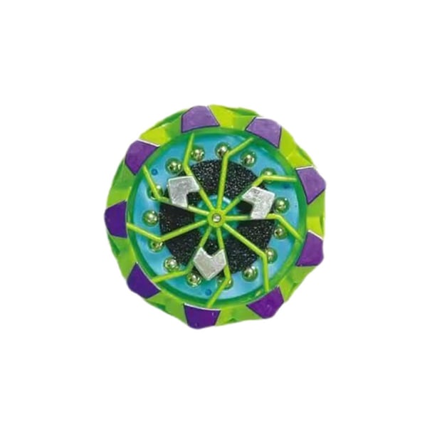 1/2/6 st Spark Snurrande Topp Stressavlastning Bärbar Lysande Gyro Kollisionssparklar Upplyst Gyroskop 1pc Mix Color
