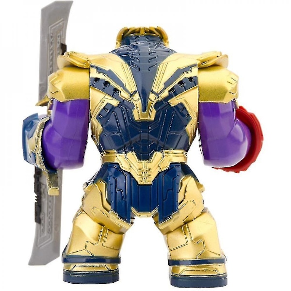 8cm Endgame Thanos Rustning med Infinity Handske Svärd Stor Storlek Dock Mini Dock Byggsten Leksaker Barn Presenter Halloween