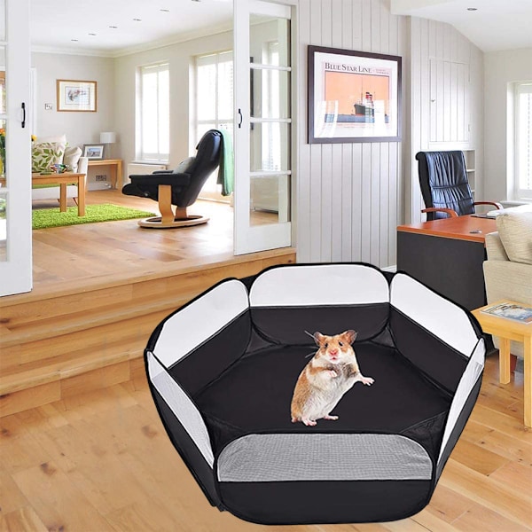Hamster Løpegård, Bærbar Løpegård for Små Dyr, Vanntett (C)