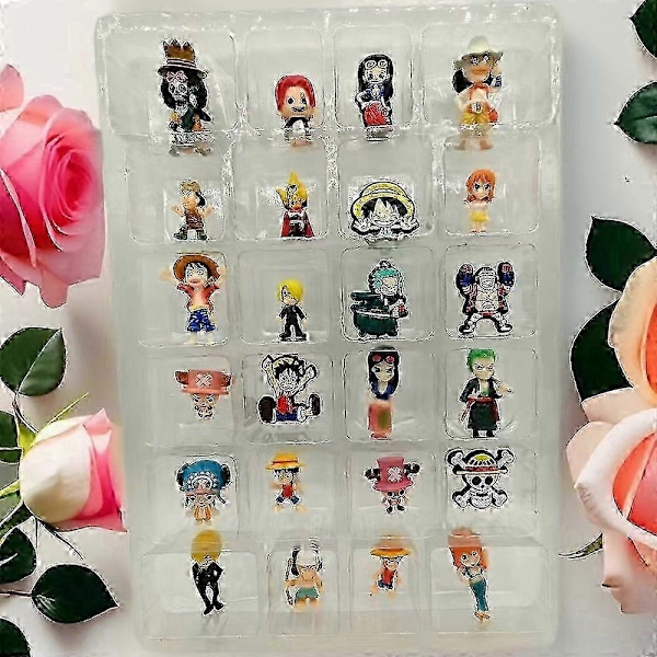 Julekalender med One Piece Actionfigurmodellleker 2024 - 24 Dagers Nedtelling, Blindboks