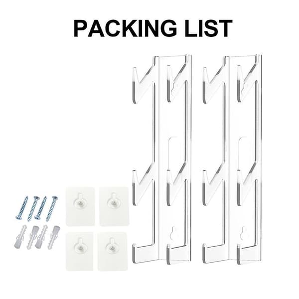 2 STK 2-lags Universal Game Controller Headset Holder Stand til Controller Stand Klar Hovedtelefon Hol