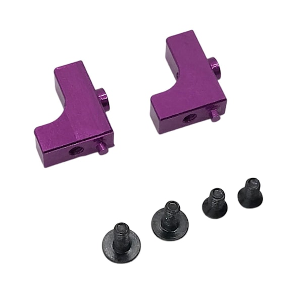 2x Servo Sæde 1/12 Rc Bil Dele Dele til Wltoys 124018 124019 Lilla (C)