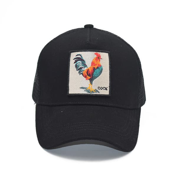 Hane Unisex Justerbar Mesh Snapback Trucker Hatt Brodert