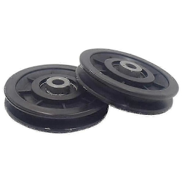 90mm Nylon Lager Rullhjul - 8 st för Gym & Fitnessutrustning (C)