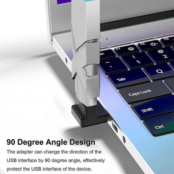 USB 3.0 -sovitin säädettävillä kulmilla, 4 kpl