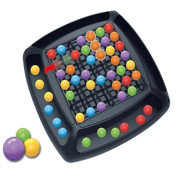 Rainbow Ball Elimineringsspel Regnbågspussel Magiskt Schackleksak för Barn Vuxna (C)