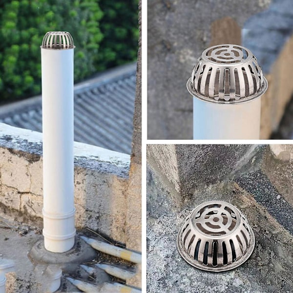 Rostfritt Stål Takränna Skydd Lövfälla För Takrör[C] 110mm