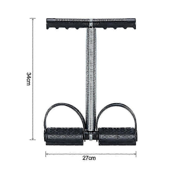Elastisk Sit Up Dragrep Fjäderspänning Fotpedal Mage Ben Tränare - Hemmagym Utrustning (C)
