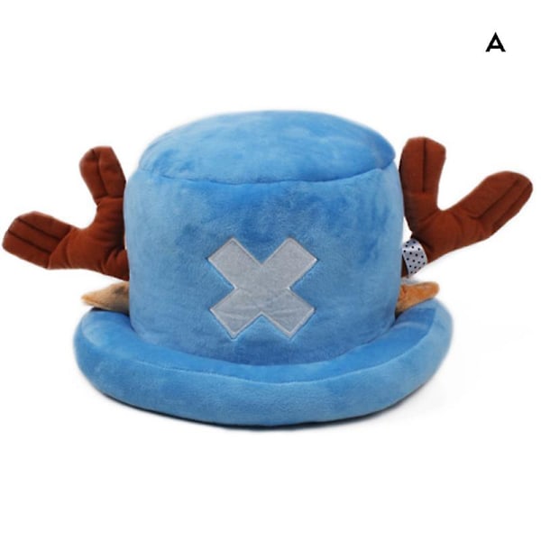 Vinterplysch Varma Hatt Söt Cartoon Tony Tony Chopper Form Semestergåvor för Kvinnor Flickor