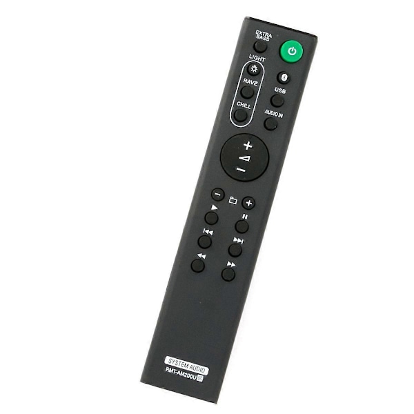 Ny erstatningsfjernkontroll for -AM200U GTK-XB7 høyttalersystem black