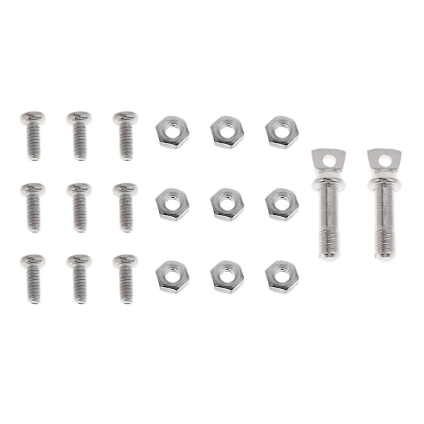 3x2x Metalliset RC-auton vinssisakkelit 1/10 Axial SCX10 D90 Rock Crawler -autoihin, musta (C)