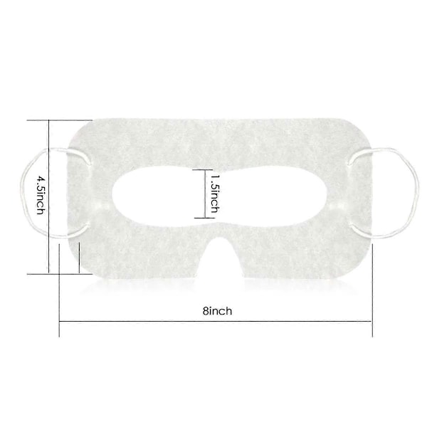 100 st Universal Engångs VR Ögonmask för Quest 3 VR Headset Tillbehör Svettgenomsläpplig Ögonskydd (C) D