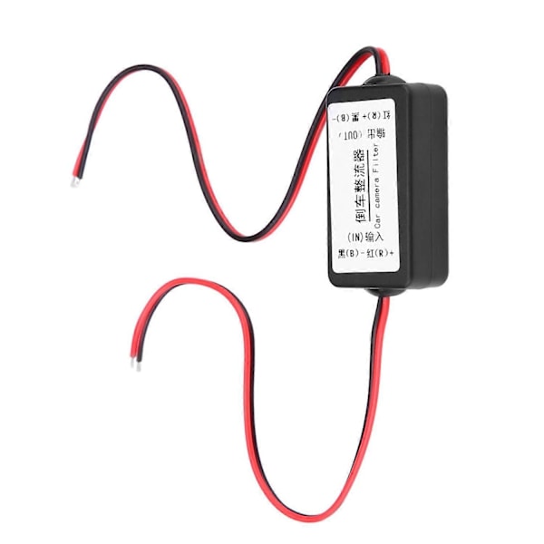 12V DC Bil Bakkamera Strømrelæ Kondensator Filter Ensretter (HYYC)