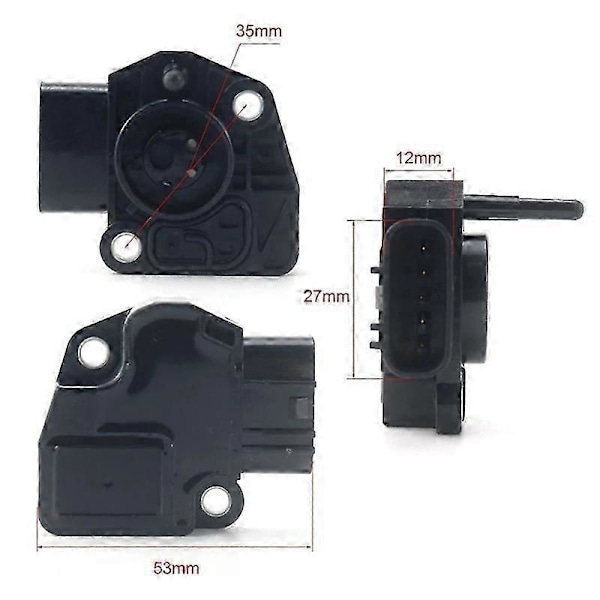 Gasspjeldposisjonssensor for YAMAHA YBR125 YZF125R ZUMA BANDIT 1250 5D7-E3750-01 1S4-13750-00 1S4-13  (C)