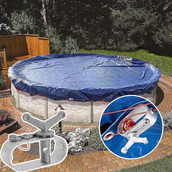 Aluminium Kabelspænder til Swimmingpool Dæk [C] 2pcs