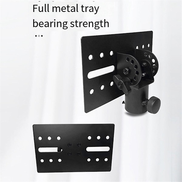 Roterbar 35mm Metallfäste Tripod Stativ DJ Högtalarstativ Adapter Topplock Roterbar DJ Högtalarstativ Adapter Topplock