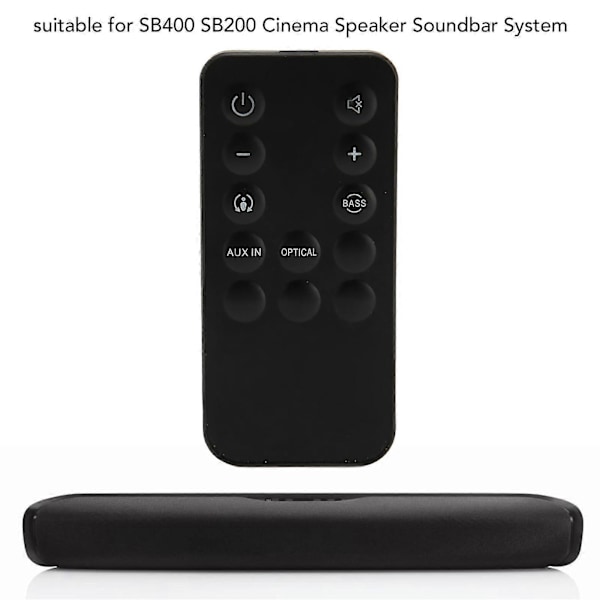 Universal Fjärrkontroll Ersättningsfjärrkontroll för SB400 SB200 Cinema Speaker Soundbar System