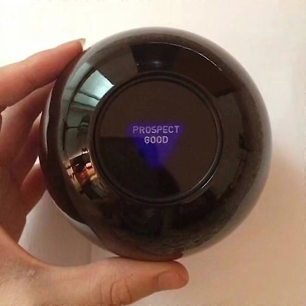 Avlastning Leksak Spådom Magic Ball Skrivbordsdekoration Spådomstillbehör Black