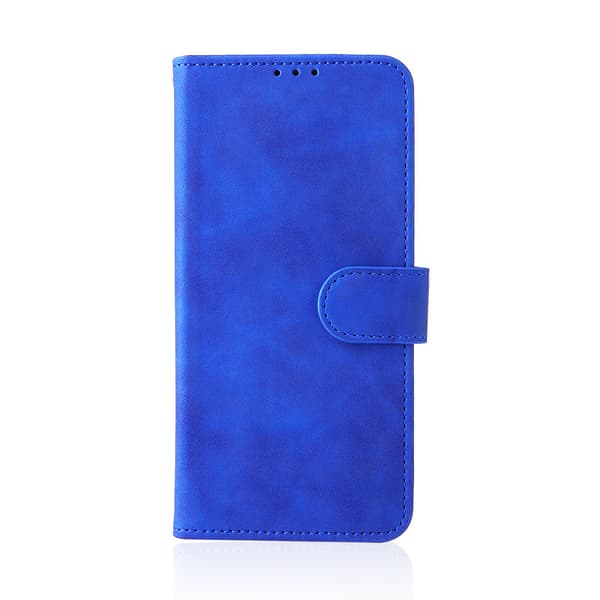Samsung S22 Plus Magnetisk Læderetui med Korte Stropper Blå[C] blue