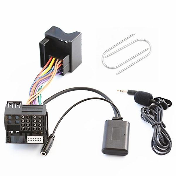 Bluetooth-modul til Peugeot 207 307 407 308 og Citroen C2 C3 RD4 12-polet Trådløs Radio Stereo AUX-IN Lydadapter