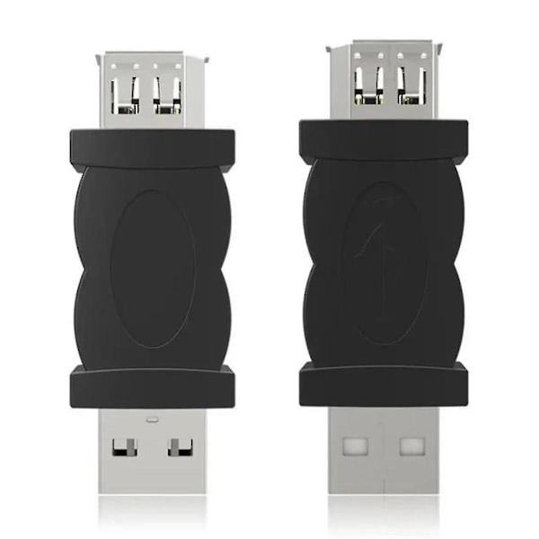 USB til 1394 6P Connector USB til Firewire Multifunktionel Bærbar Praktisk 6-polet USB Han til 1394 Konverter