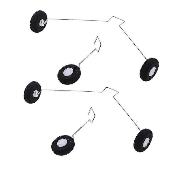 4x RC Flygplans Landningsställfäste med Hjul för WLtoys F949 Tillbehör
