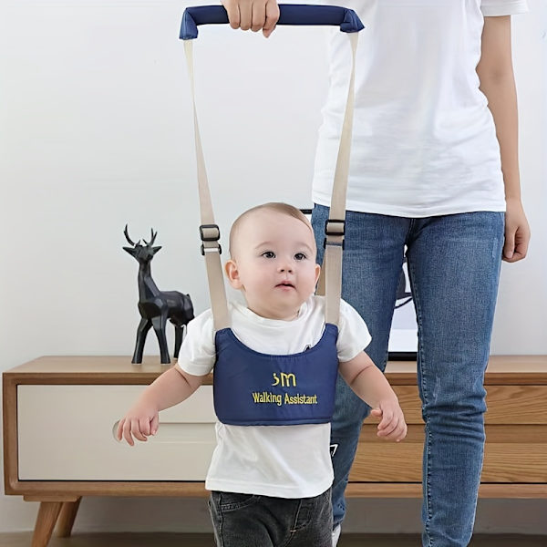 Mjuk & Bekväm Toddler Midjeskyddsrem - Ger Extra Säkerhet och Stöd för Småttingar Under Promenader och Lärande - Marinblå Färg