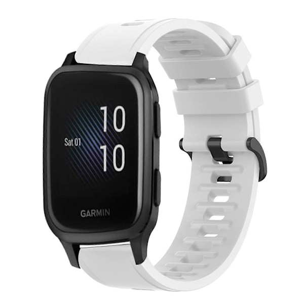 För Garmin Venu SQ 20mm Enfärgat Mjukt Silikon Armbandsur (C)