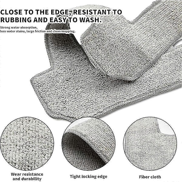 16 Pak Rengøringsklude til Winbot W1/W1 Pro, Mikrofiber Rengøringsklude Reservedele