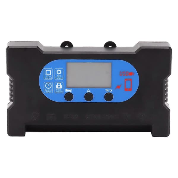 Solar Control Dubbel USB Typ C DC Snabbladdning Solar Laddnings- och Urladdningskontroller Solpanelkontroller 70A