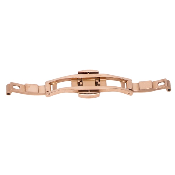 Fjärilslås i Roséguld Legering Keramisk Wolfram Stål 5 X 15 Klocka Deployment Spänne för Ersättning[C]