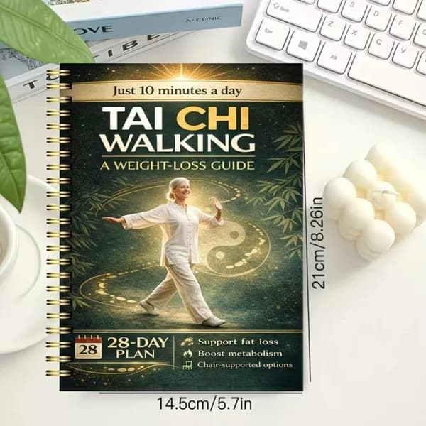 Tai Chi for eldre - Illustrert 28-dagers program som forbedrer balansen, reduserer stress og fremmer kondisjon over 40 [C]