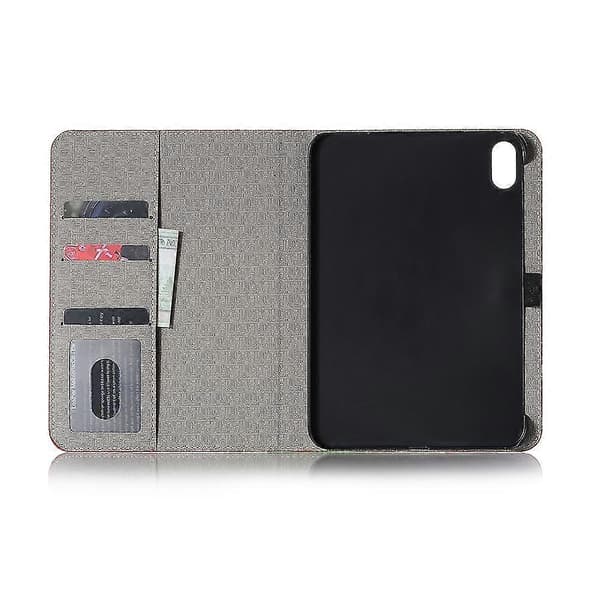 Läderfodral för iPad mini 6 - SZRH A-V, Krokodiltextur