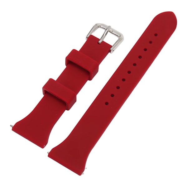 Replacement Sport Watch Band for Amazfit GTS 4 Quick Release Adjustable Silicone Watch Strap for 20mm Wide Lugs Watch Wine Red[C]