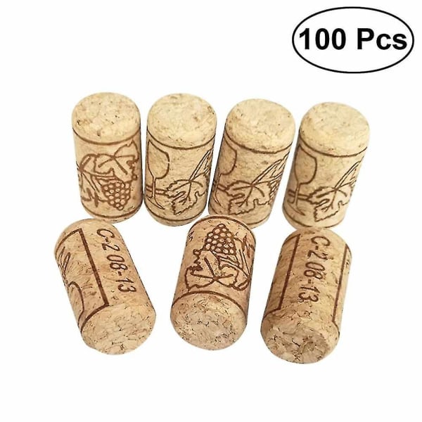 100 st Återanvändbara Creative Functional Portable Sealing Wine Cork Wine[C]