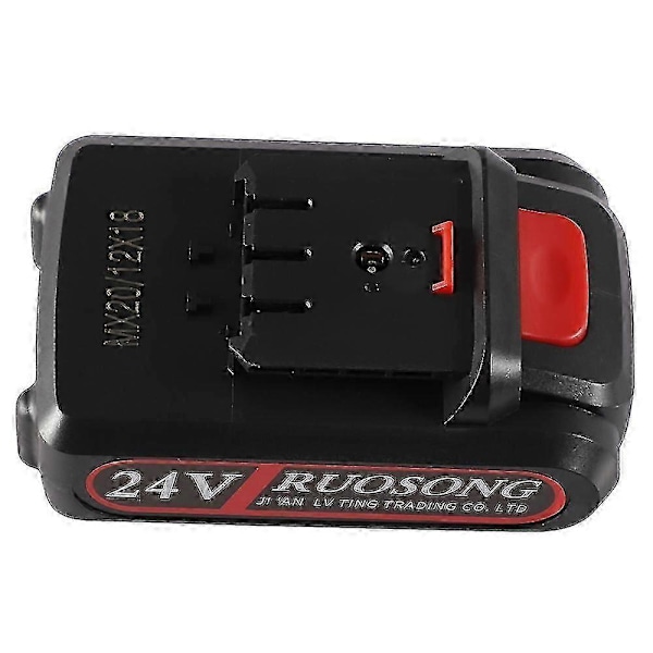 Mini 4-tommers elektrisk motorsav, 24V lithiumbatteri, 50% tilbud (C)