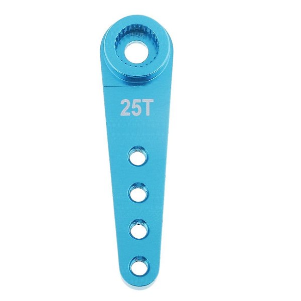37mm 25T Styrservoarm Horn M2.5 Hål För RC Bil Båt Futaba Blå (C)