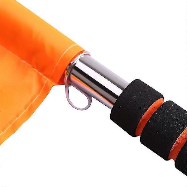 Barsinfi 2-pack Linjemans Flaggor, Hög Synlighet, Röd-Gul Rutiga Handflaggor för Fotboll med Plaststänger