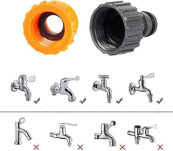 1 dyse, 6 koblinger