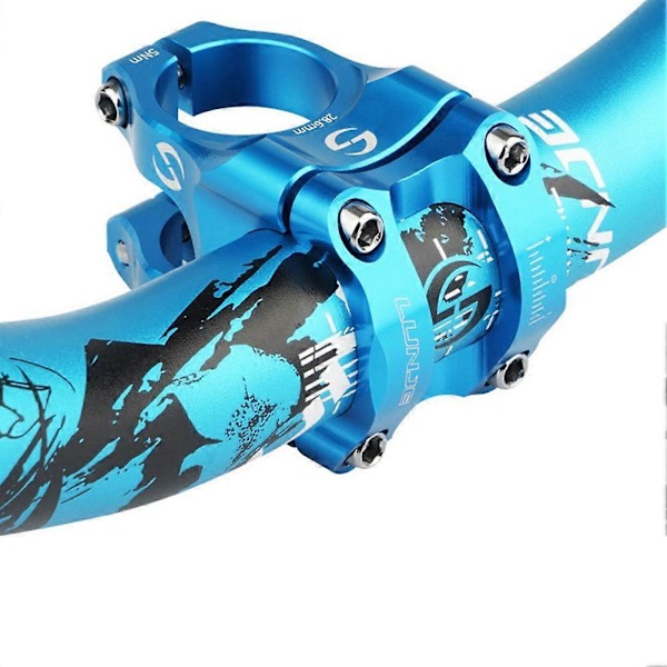 CNC Cykelstyrstam Kort 35mm Mountainbike Brygga 31.8 Rör Cykelstam (C) Black