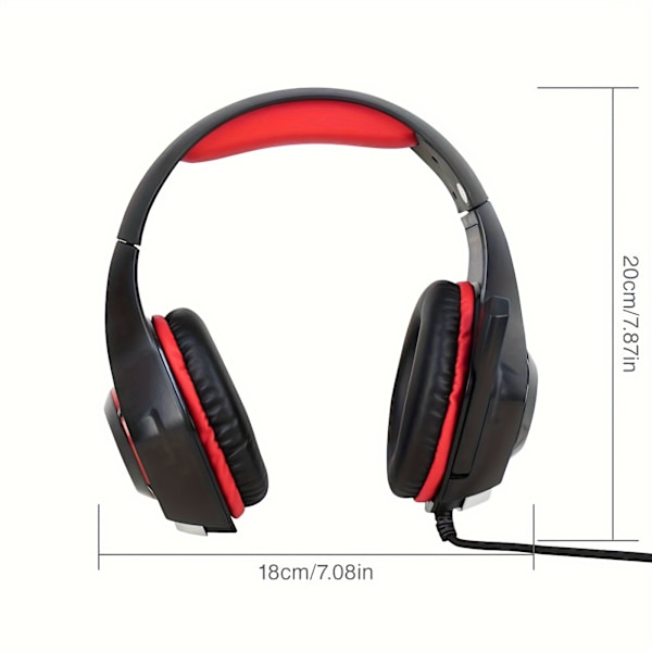 QuantumX Spelheadset - Kristallklart Brusreducerande Mikrofon, Upplevelserik Djup Bas Stereo Ljud - Perfekt för PS4, PS5, Xbox One, Switch, PC